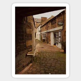 Little alleyway in Lancaster Sticker